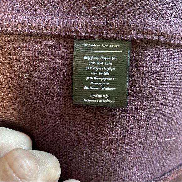 Anthropologie Deletta Interspersed  Ponte Dress - Picture 12 of 14